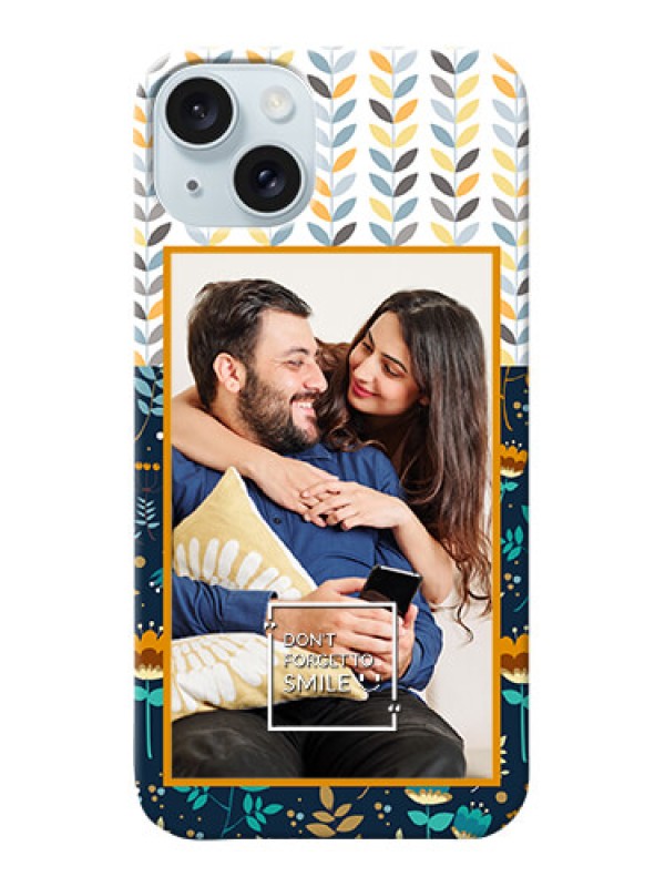 Custom iPhone 15 Plus personalised phone covers: Pattern Design