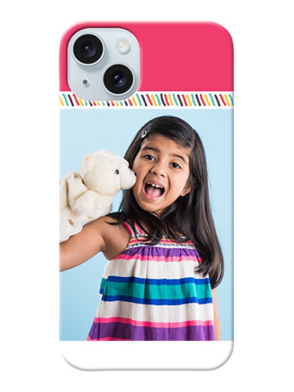 Custom iPhone 15 Plus Personalized Phone Cases: line art design