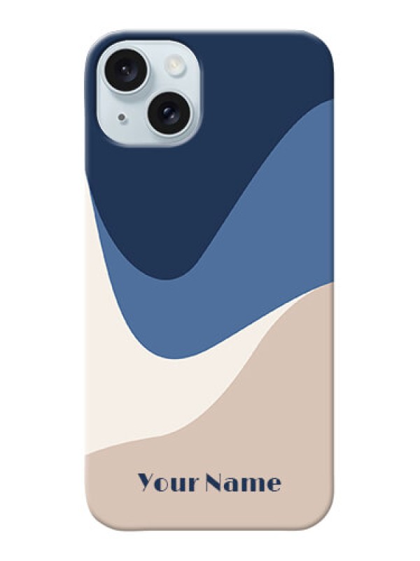 Custom iPhone 15 Plus Custom Phone Case with Abstract Drip Art Design