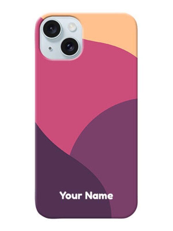 Custom iPhone 15 Plus Custom Phone Case with Mixed Multiwithcolour abstract art Design