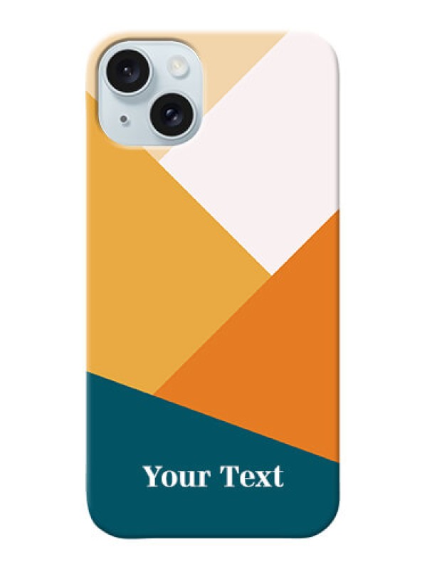 Custom iPhone 15 Plus Personalized Phone Case with Stacked Multiwithcolour Design
