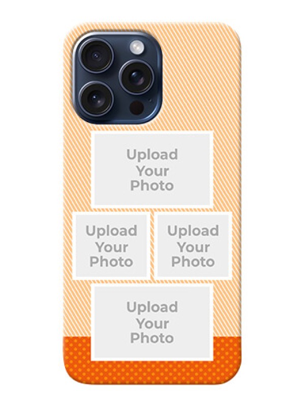 Custom iPhone 15 Pro Max Mobile Back Covers: Bulk Photos Upload Design