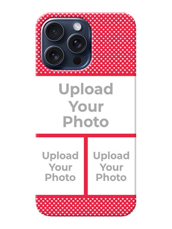 Custom iPhone 15 Pro Max mobile back covers online: Bulk Pic Upload Design