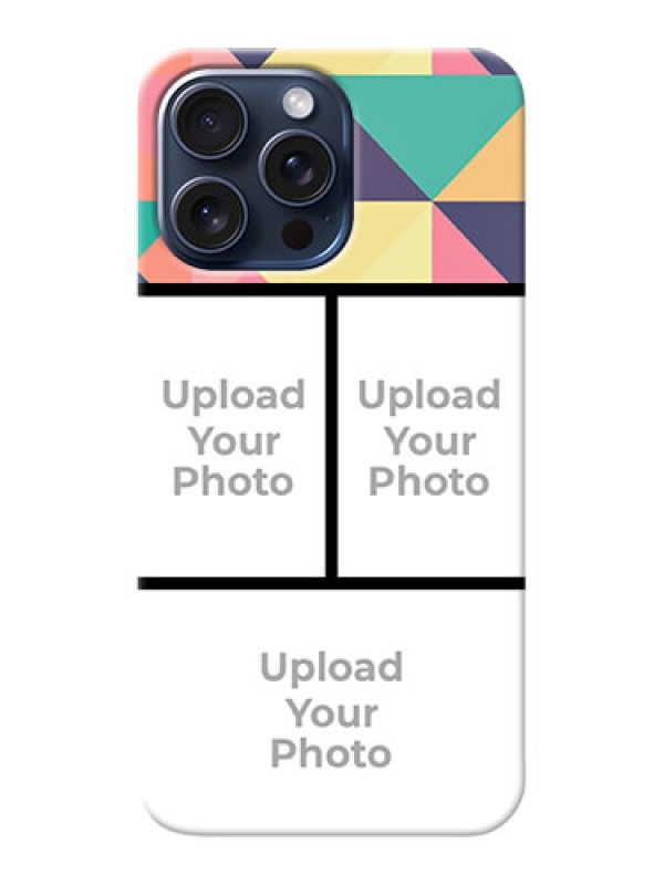 Custom iPhone 15 Pro Max personalised phone covers: Bulk Pic Upload Design