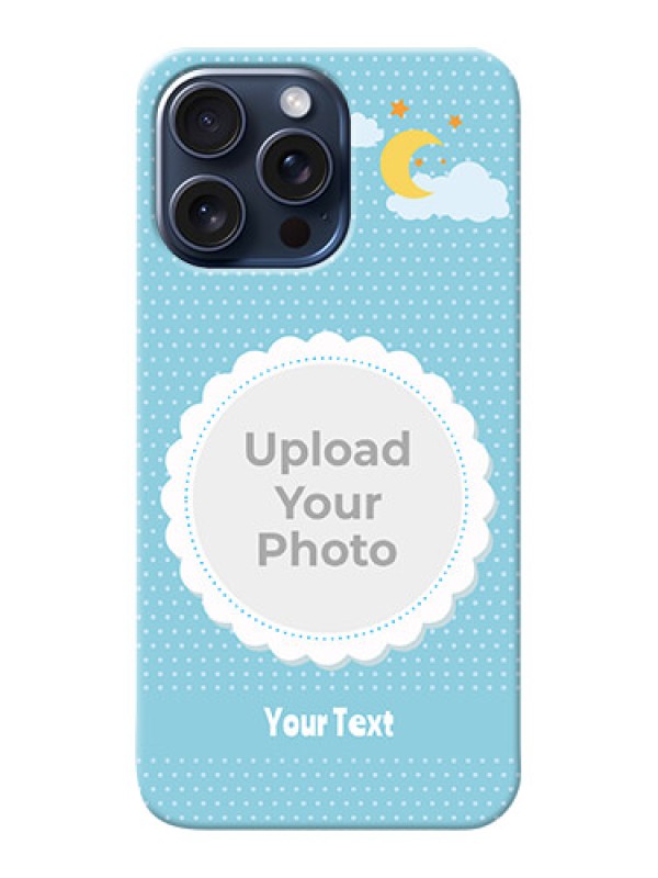 Custom iPhone 15 Pro Max mobile cases online: violet Pattern Design