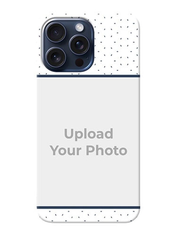 Custom iPhone 15 Pro Max Personalized Phone Cases: Premium Dot Design