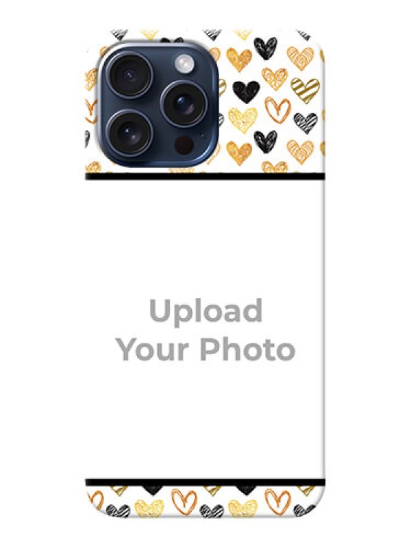 Custom iPhone 15 Pro Max Personalized Mobile Cases: Love Symbol Design