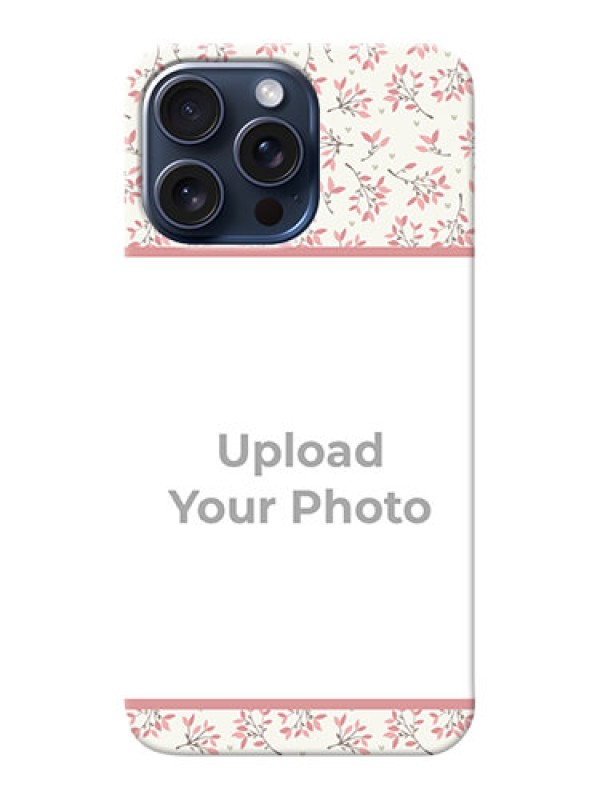 Custom iPhone 15 Pro Max Back Covers: Premium Floral Design