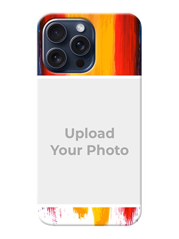 Custom iPhone 15 Pro Max custom phone covers: Multi Color Design