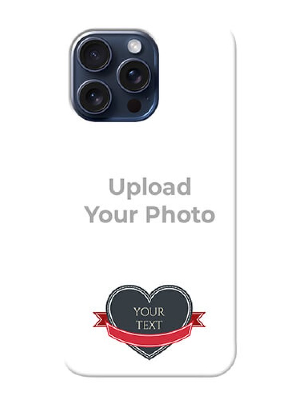 Custom iPhone 15 Pro Max mobile back covers online: Just Married Couple Design