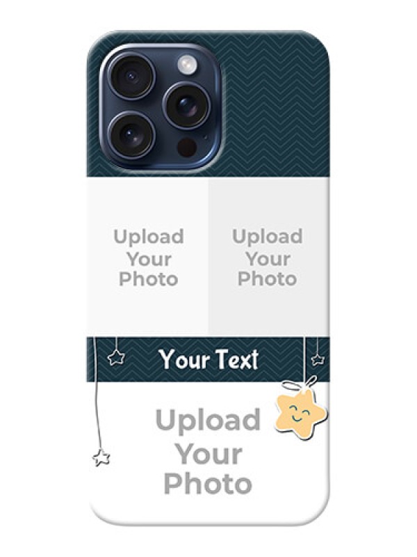 Custom iPhone 15 Pro Max Mobile Back Covers Online: Hanging Stars Design