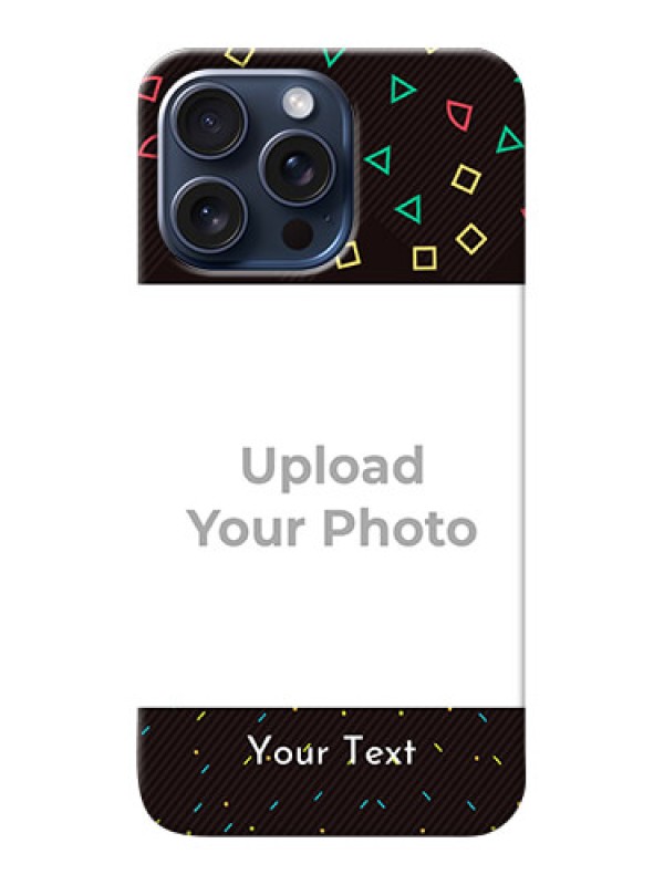 Custom iPhone 15 Pro Max custom mobile cases with confetti birthday design