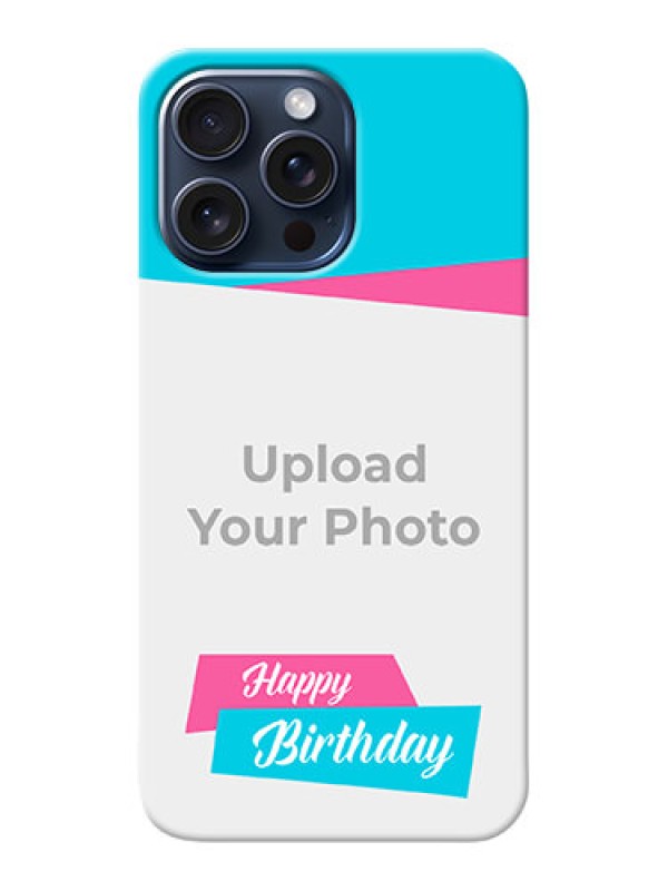 Custom iPhone 15 Pro Max Mobile Covers: Image Holder with 2 Color Design