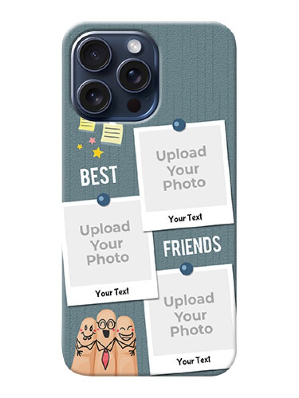 Custom iPhone 15 Pro Max Mobile Cases: Sticky Frames and Friendship Design
