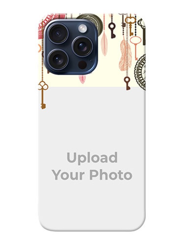 Custom iPhone 15 Pro Max Phone Back Covers: Boho Style Design
