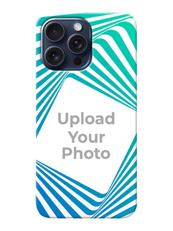 Custom iPhone 15 Pro Max Personalised Mobile Covers: Abstract Spiral Design