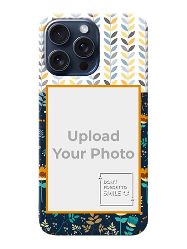 Custom iPhone 15 Pro Max personalised phone covers: Pattern Design