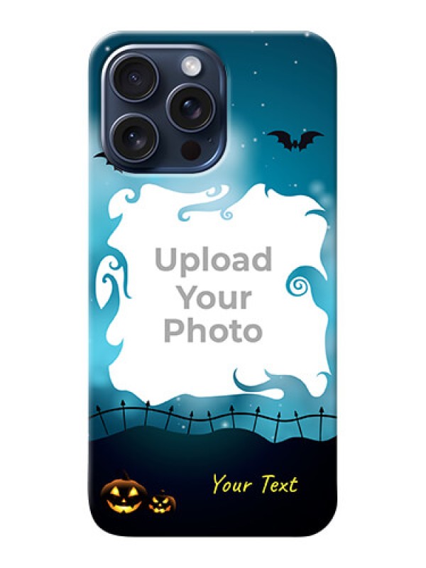 Custom iPhone 15 Pro Max Personalised Phone Cases: Halloween frame design