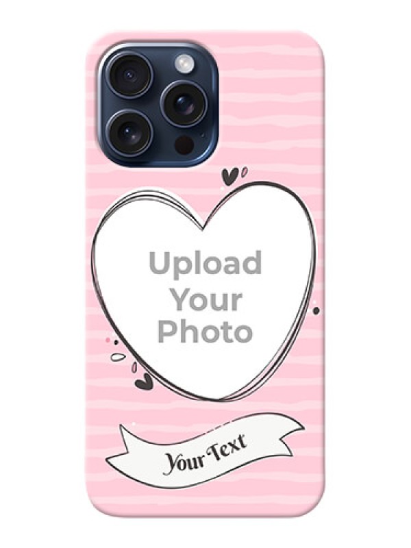 Custom iPhone 15 Pro Max custom mobile phone covers: Vintage Heart Design