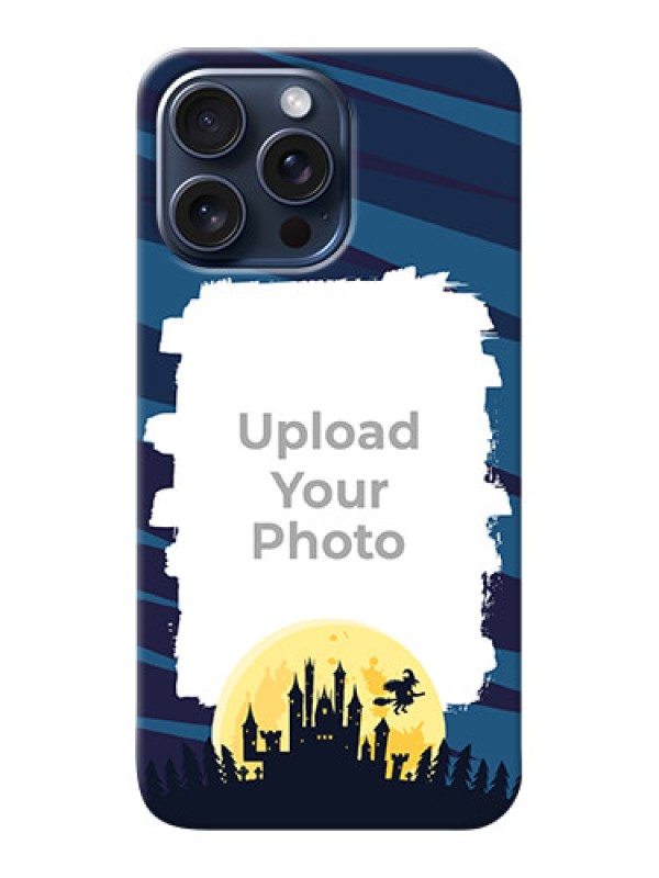 Custom iPhone 15 Pro Max Back Covers: Halloween Witch Design