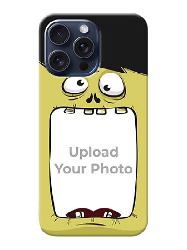 Custom iPhone 15 Pro Max Mobile Covers: Cartoon monster back case Design