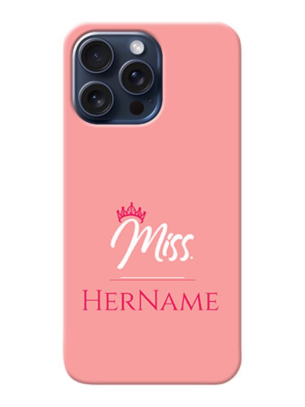 Custom iPhone 15 Pro Max Custom Phone Case Mrs with Name