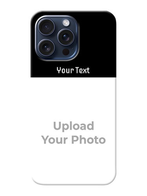 Custom iPhone 15 Pro Max Photo with Name on Phone Case