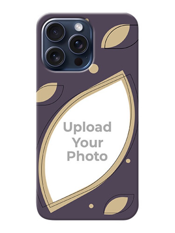 Custom iPhone 15 Pro Max Custom Mobile Case with Falling Leaf Design