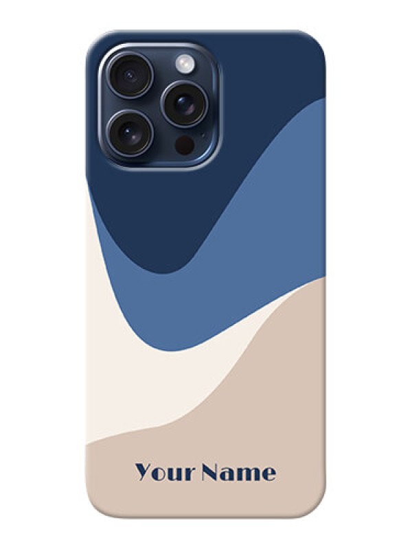 Custom iPhone 15 Pro Max Custom Phone Case with Abstract Drip Art Design