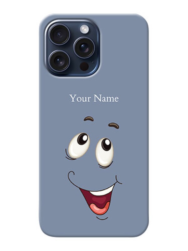 Custom iPhone 15 Pro Max Photo Printing on Case with Laughing Cartoon Face Design
