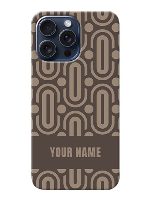 Custom iPhone 15 Pro Max Custom Phone Case with Captivating Zero Pattern Design