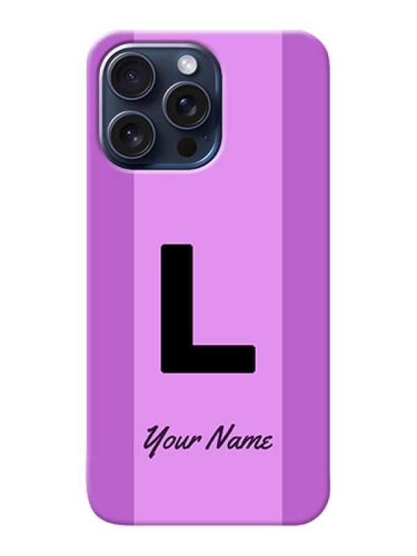 Custom iPhone 15 Pro Max Custom Phone Case with Tricolor custom text Design