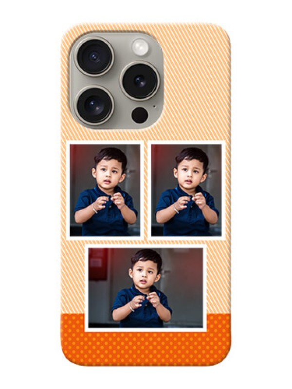 Custom iPhone 15 Pro Mobile Back Covers: Bulk Photos Upload Design