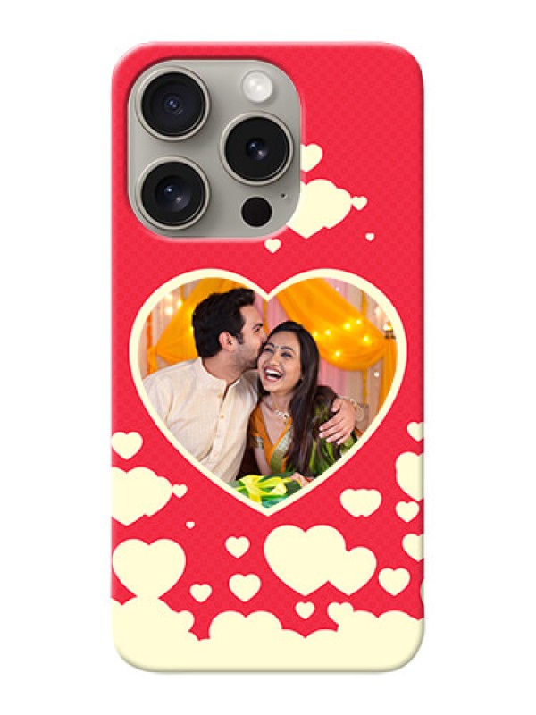 Custom iPhone 15 Pro Phone Cases: Love Symbols Phone Cover Design