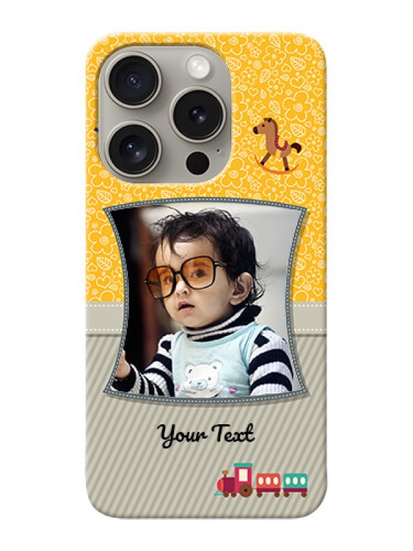 Custom iPhone 15 Pro Mobile Cases Online: Baby Picture Upload Design