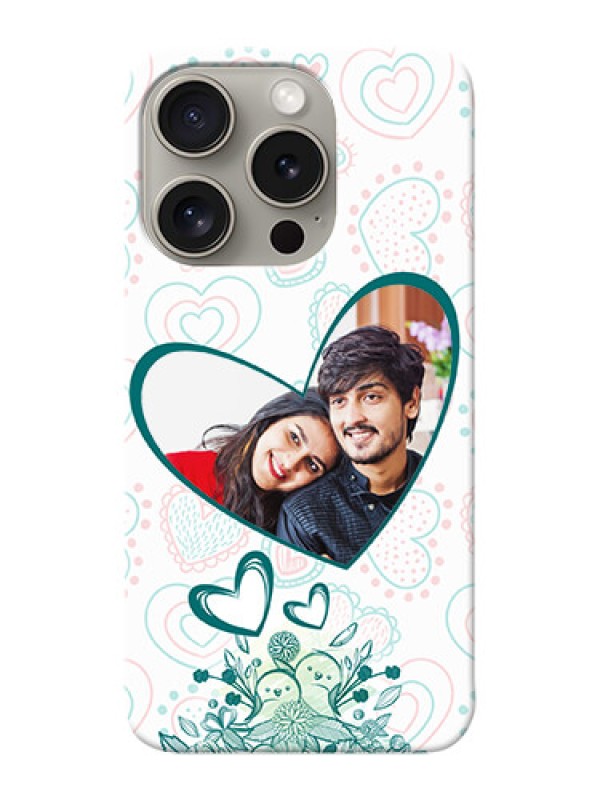 Custom iPhone 15 Pro Personalized Mobile Cases: Premium Couple Design