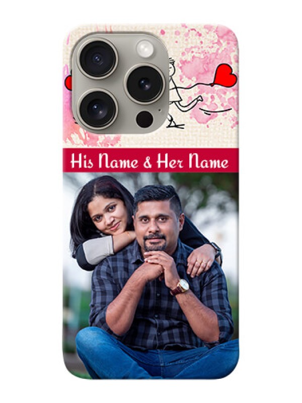 Custom iPhone 15 Pro phone back covers: You and Me Case Design