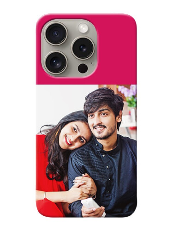 Custom iPhone 15 Pro custom phone cases: Anniversary Cover Design