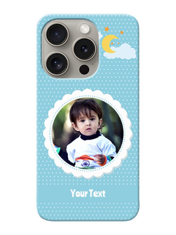 Custom iPhone 15 Pro mobile cases online: violet Pattern Design