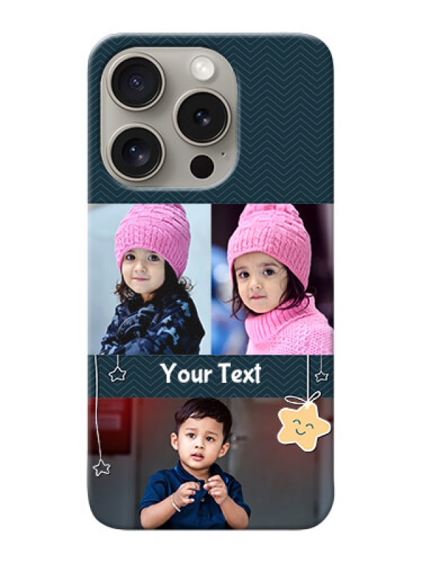 Custom iPhone 15 Pro Mobile Back Covers Online: Hanging Stars Design