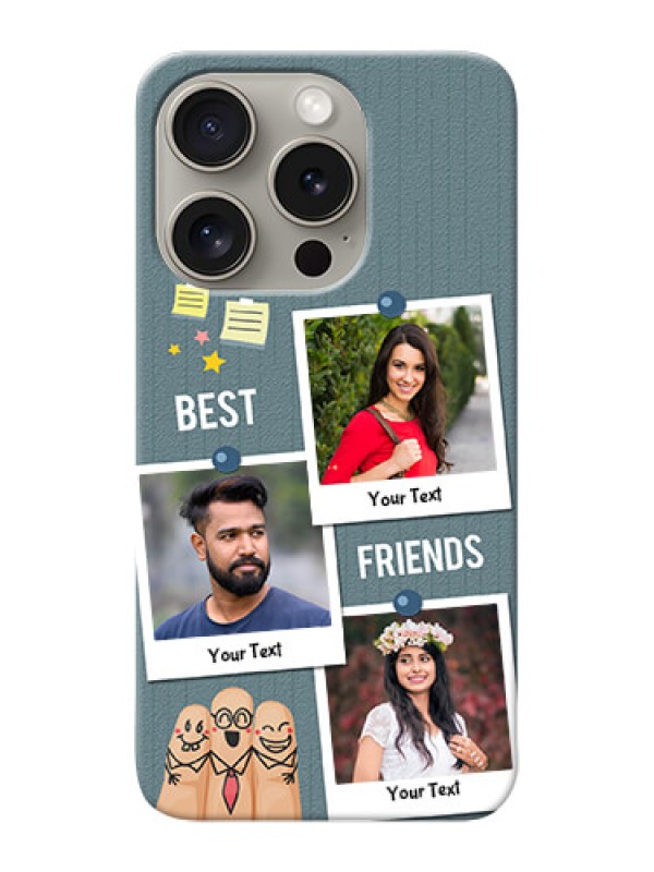Custom iPhone 15 Pro Mobile Cases: Sticky Frames and Friendship Design