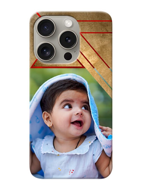 Custom iPhone 15 Pro mobile phone cases: Gradient Abstract Texture Design