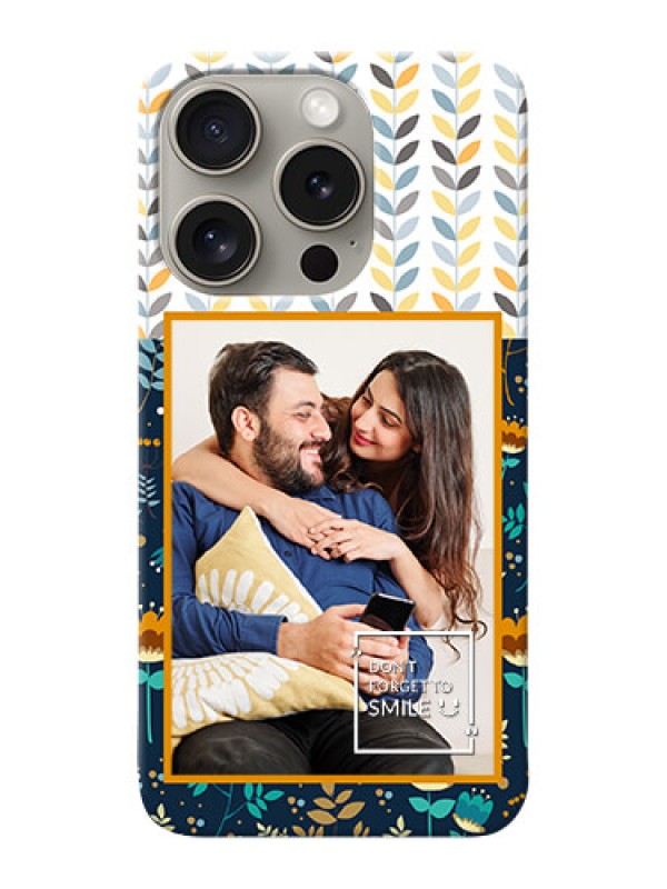 Custom iPhone 15 Pro personalised phone covers: Pattern Design