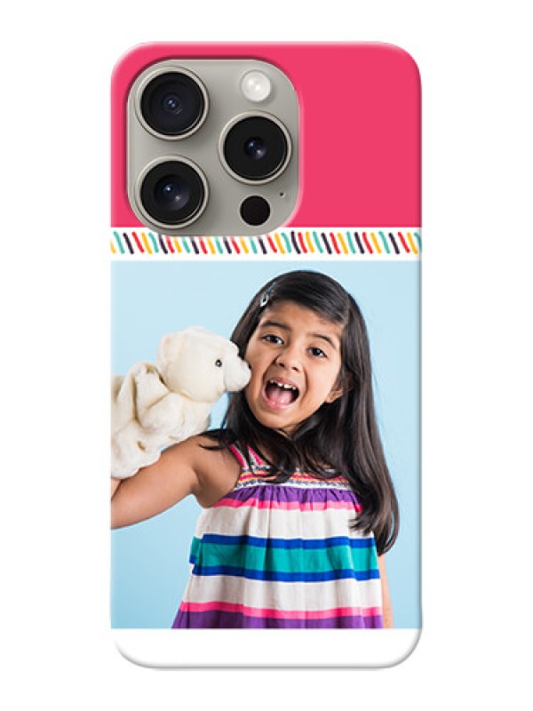 Custom iPhone 15 Pro Personalized Phone Cases: line art design