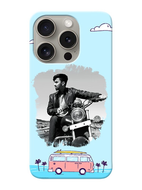Custom iPhone 15 Pro Mobile Covers Online: Travel & Adventure Design