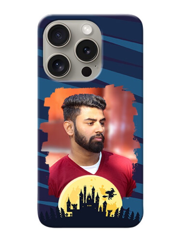 Custom iPhone 15 Pro Back Covers: Halloween Witch Design