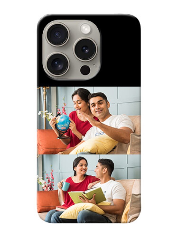 Custom iPhone 15 Pro 2 Images on Phone Cover