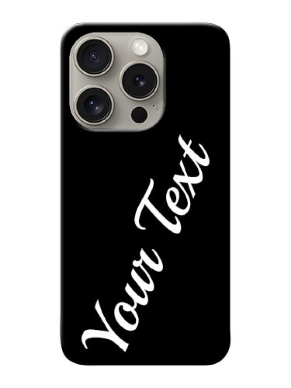 Custom iPhone 15 Pro Custom Mobile Cover with Your Name