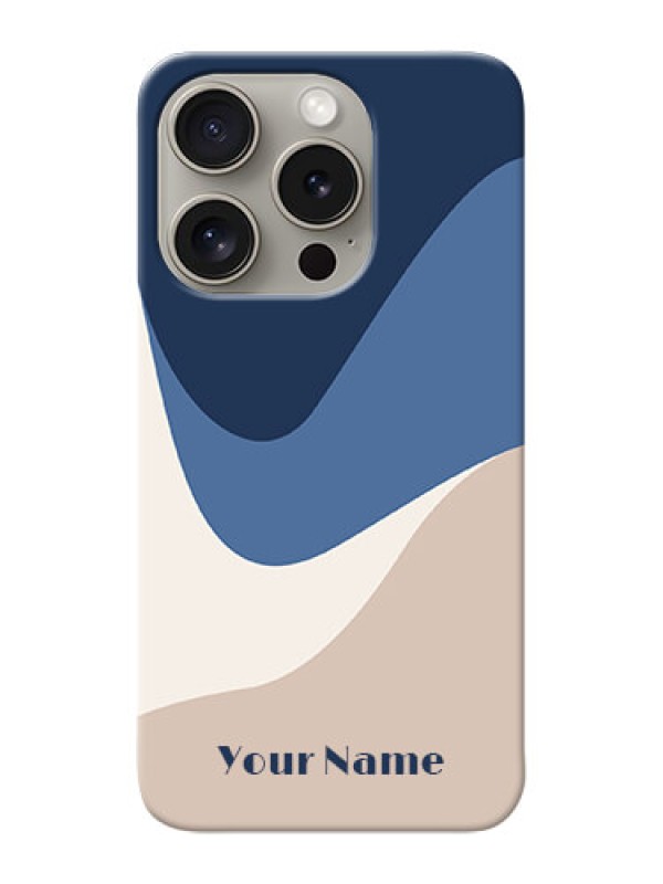 Custom iPhone 15 Pro Custom Phone Case with Abstract Drip Art Design