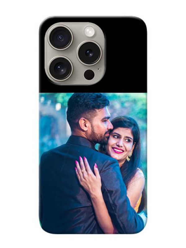 Custom iPhone 15 Pro Custom Hard Phone Case - Upload Full Picture With Custom Color Design